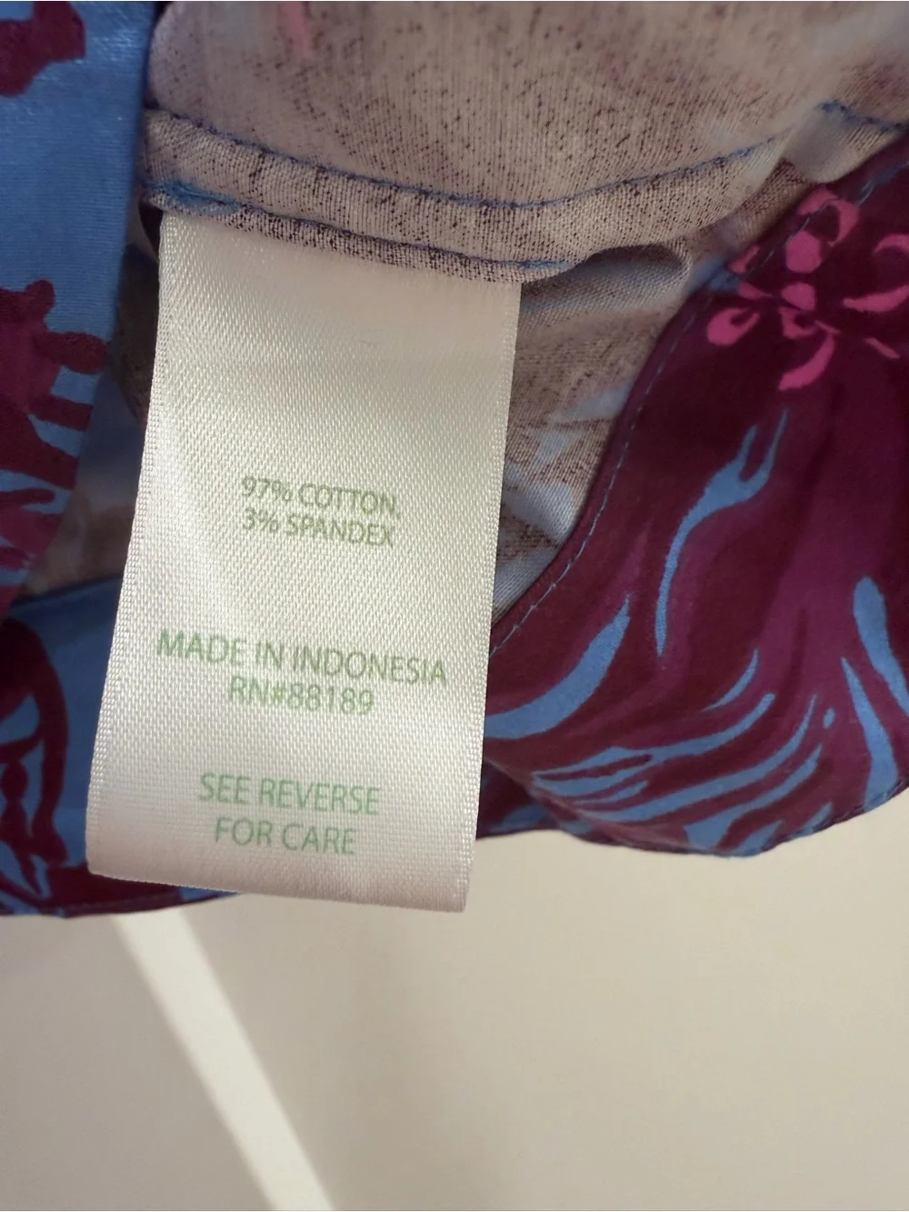 Lilly Pulitzer Torrey Short Sleeve Stretch Top with Tie Back size 8